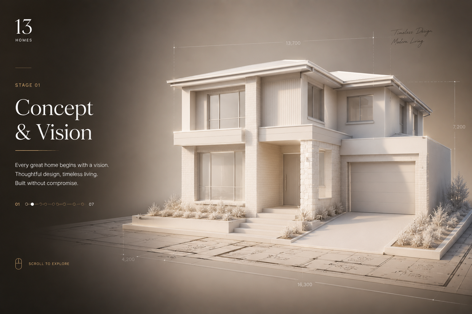 Stage 01 — Concept architectural massing